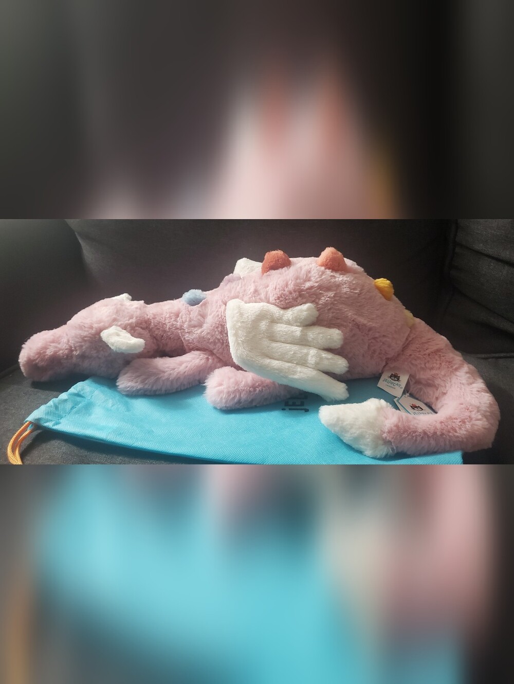 Jellycat Duskrise Dragon Qty 1 (No Dust Bag Included)